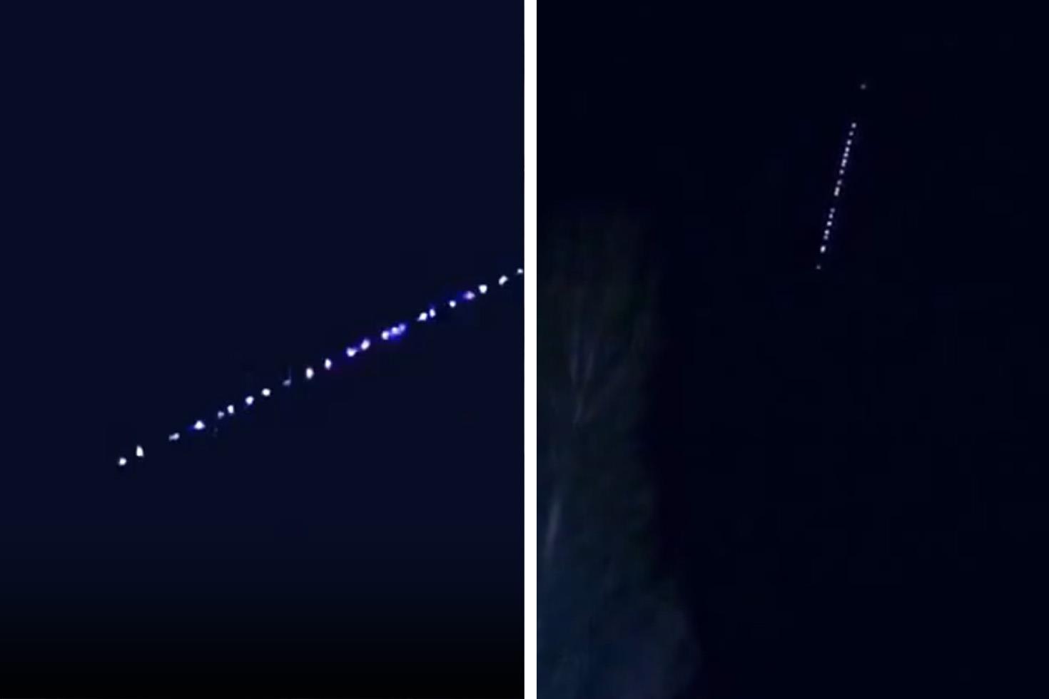 Starlink uyduları Bitlis gökyüzünde görüntülendi