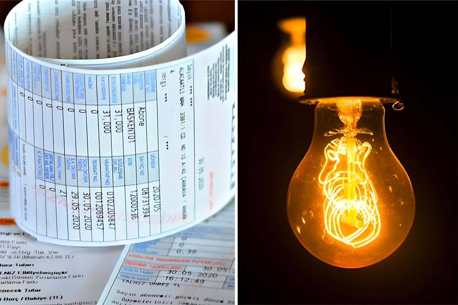 Elektrik faturası 1050 lirayı geçen 2 bin lira ödeyecek