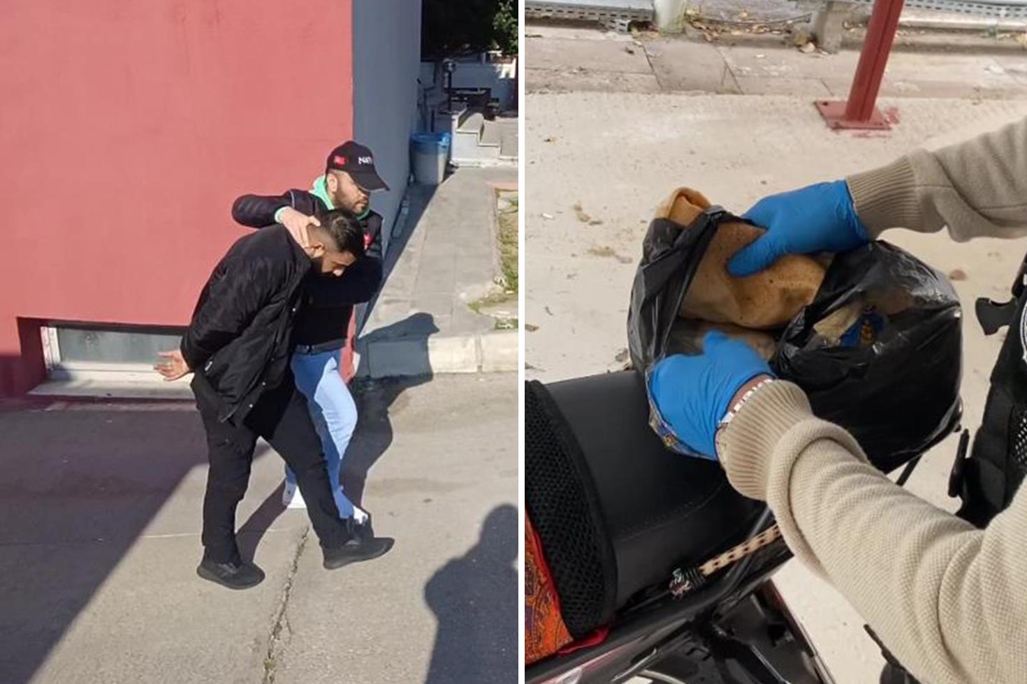 Ekmek arasında uyuşturucu yakalatan şahsın ifadesi pes dedirtti