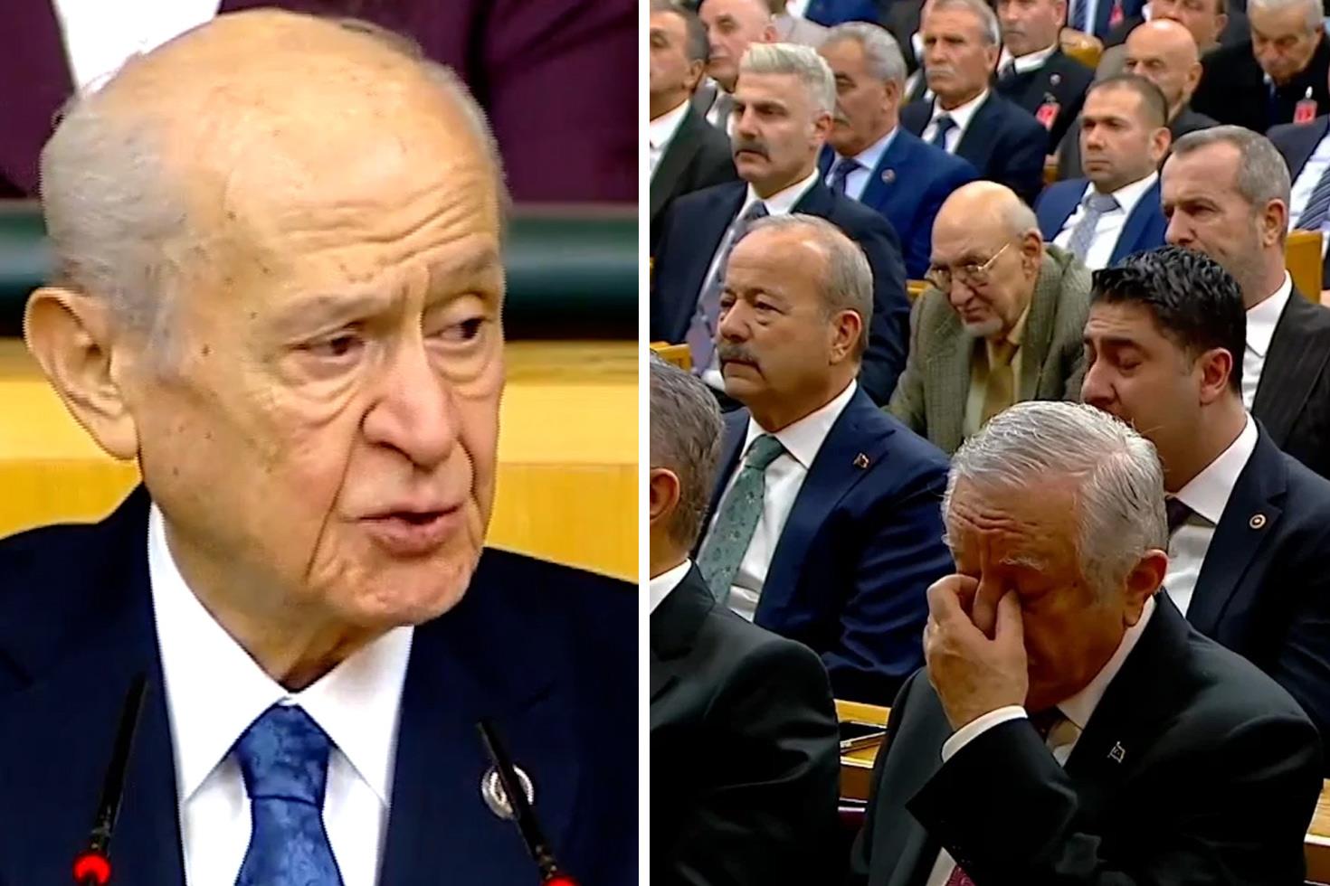 Bahçeli'nin zor anları! İsimlerini tek tek okuduktan sonra gözyaşlarına hakim olamadı