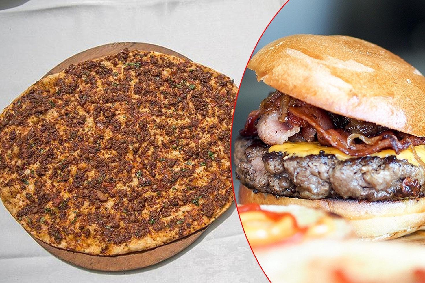 Hamburger ve lahmacundan çıkanlar mide bulandırdı