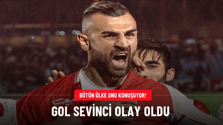 Gol sevinci olay oldu