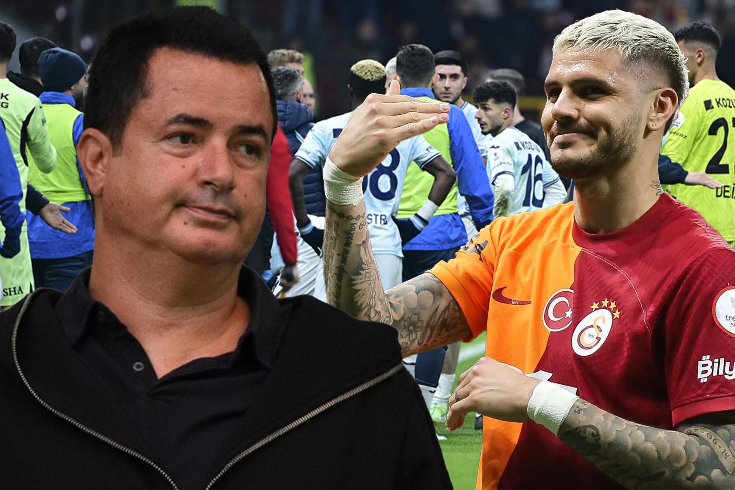 Ülkeyi sallayan maç Acun Ilıcalı ve Icardi'yi de birbirine düşürdü