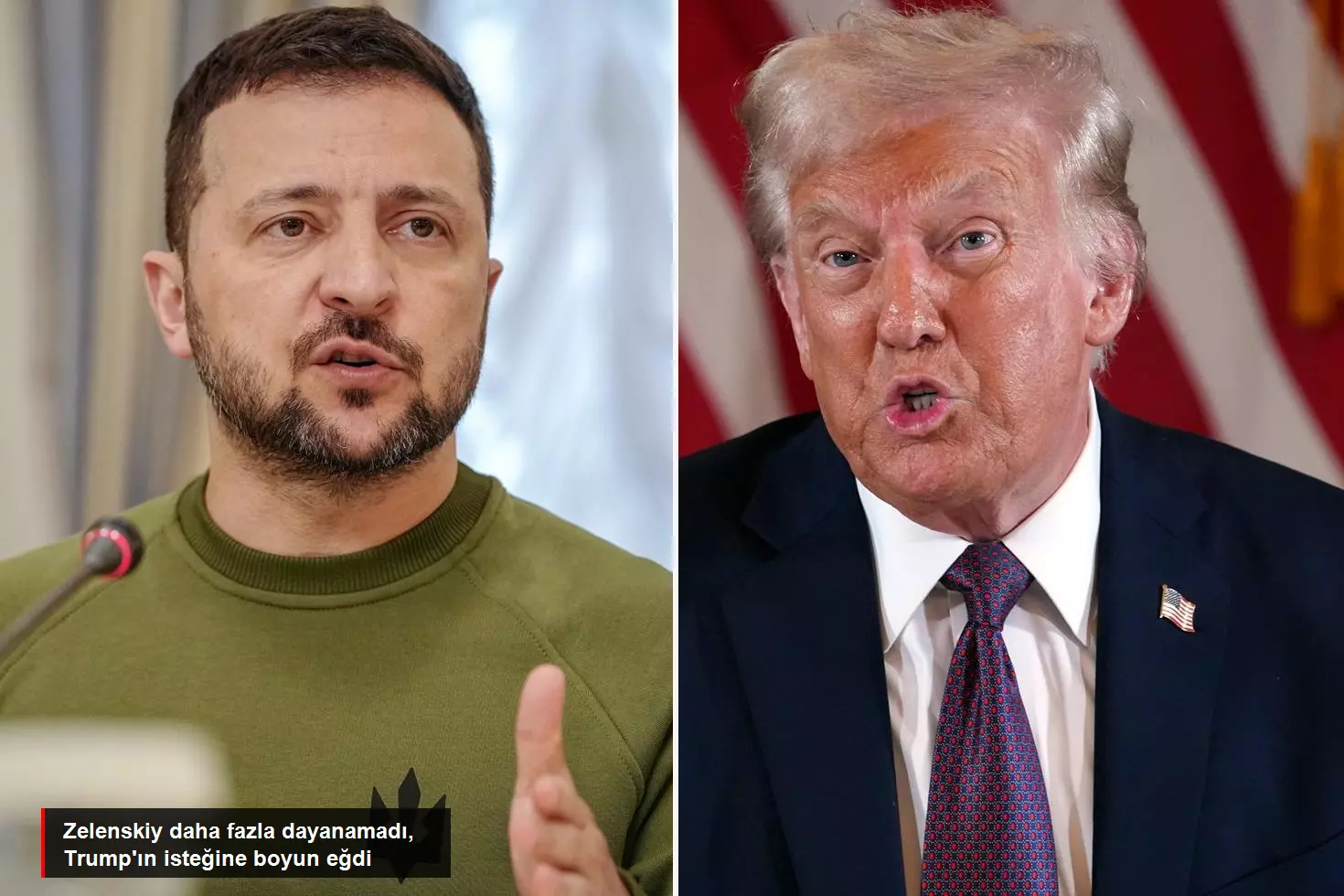 Zelenskiy baskılara daha fazla dayanamadı: Trump'la anlaşma yapmaya hazırız