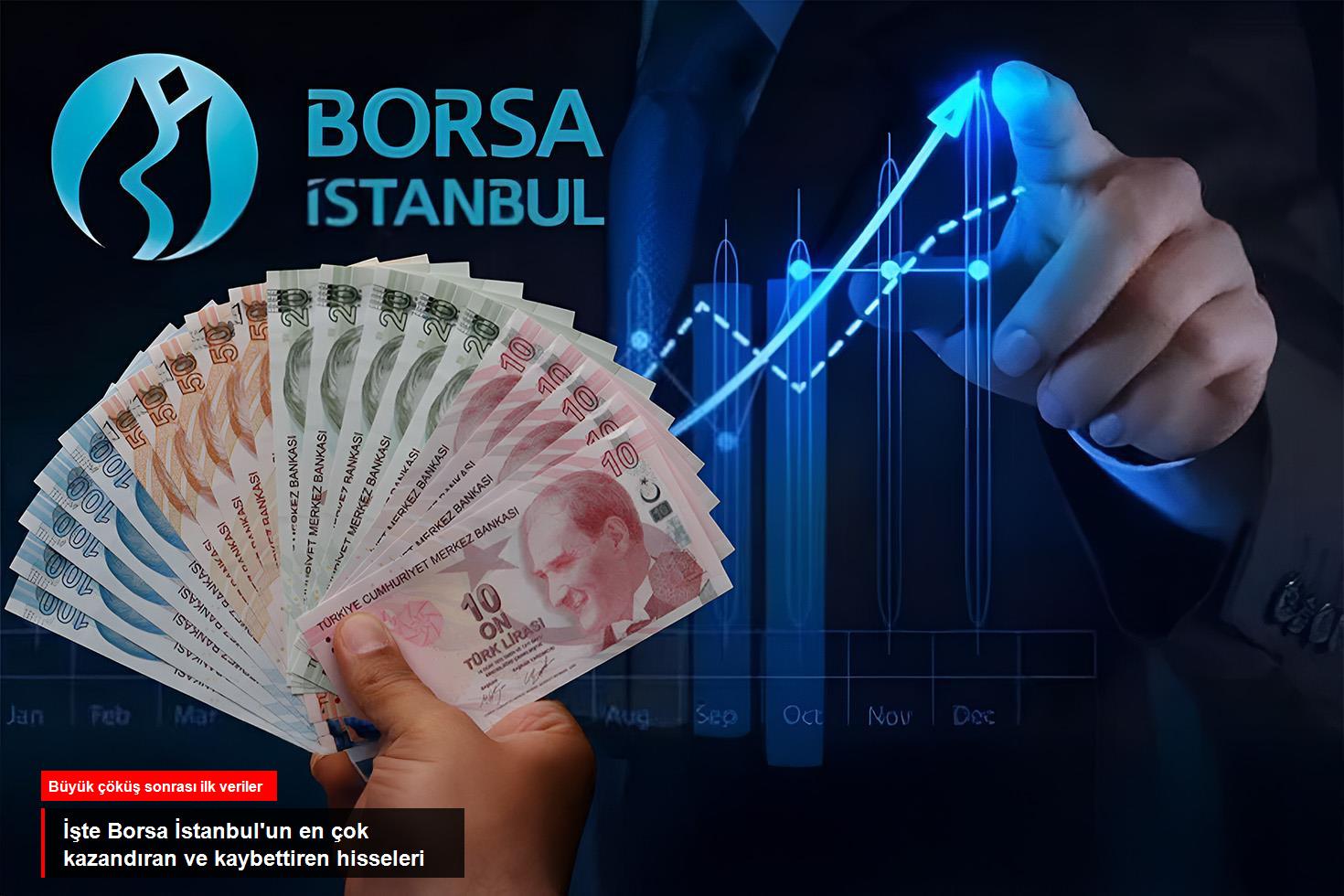 Borsa İstanbul'da yaşanan çöküşte en fazla değer kaybeden hisseler belli oldu