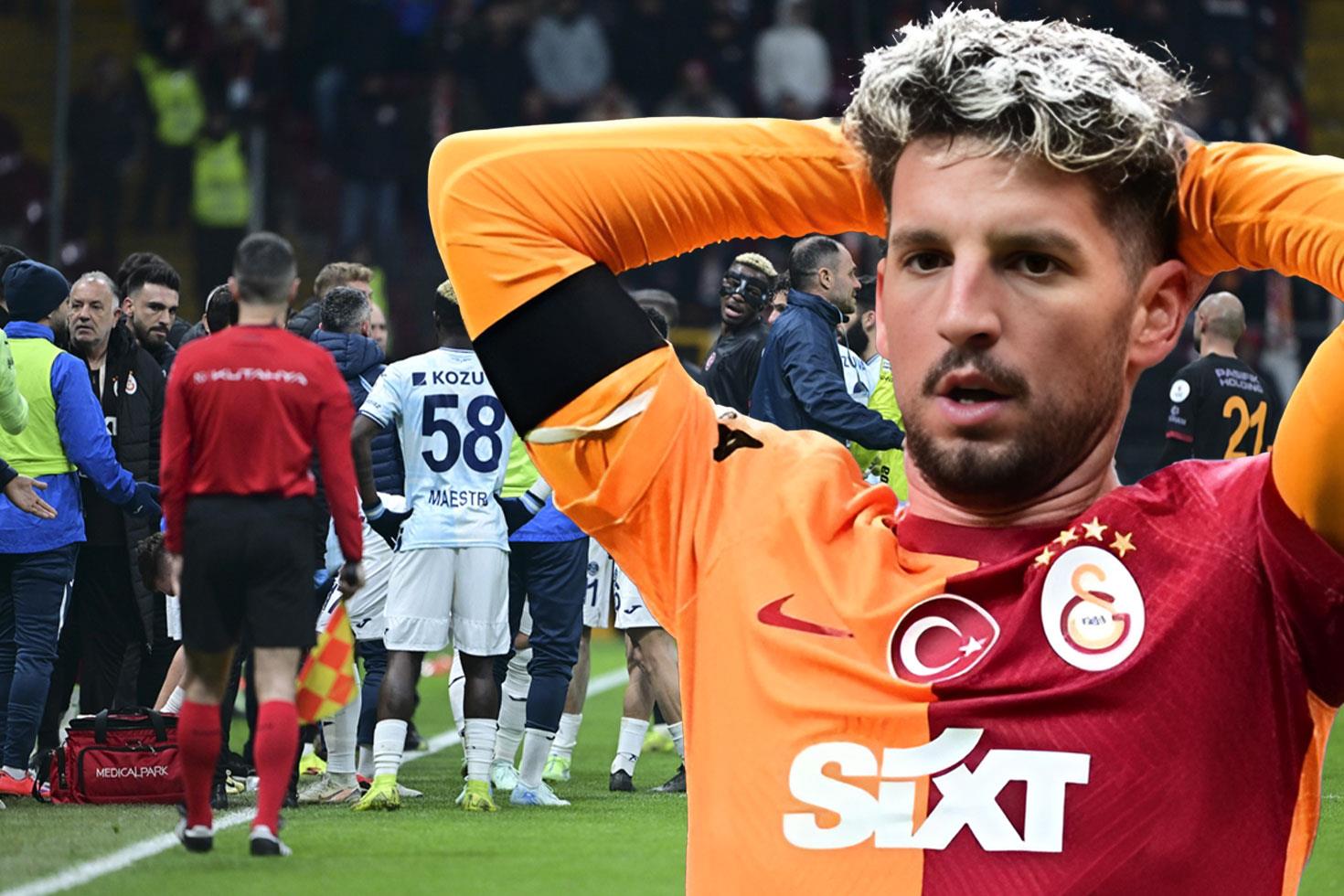Olaylı maç Mertens'e pahalıya patladı