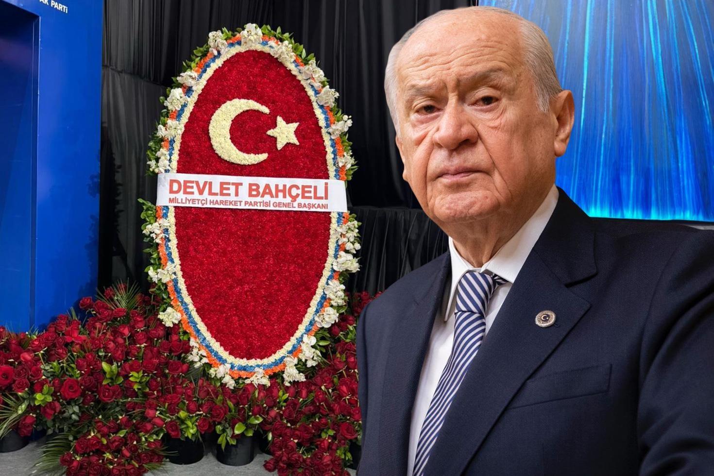 Bahçeli AK Parti'nin tarihi kongresine çelenk gönderdi