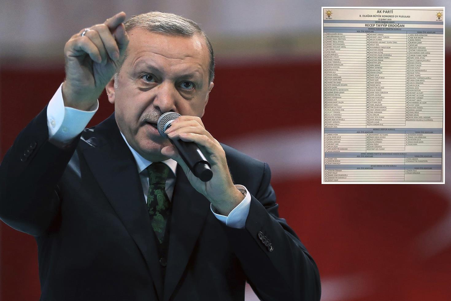 Erdoğan neşteri vurdu! Listede tüm gözler onu aradı ama bulamadı