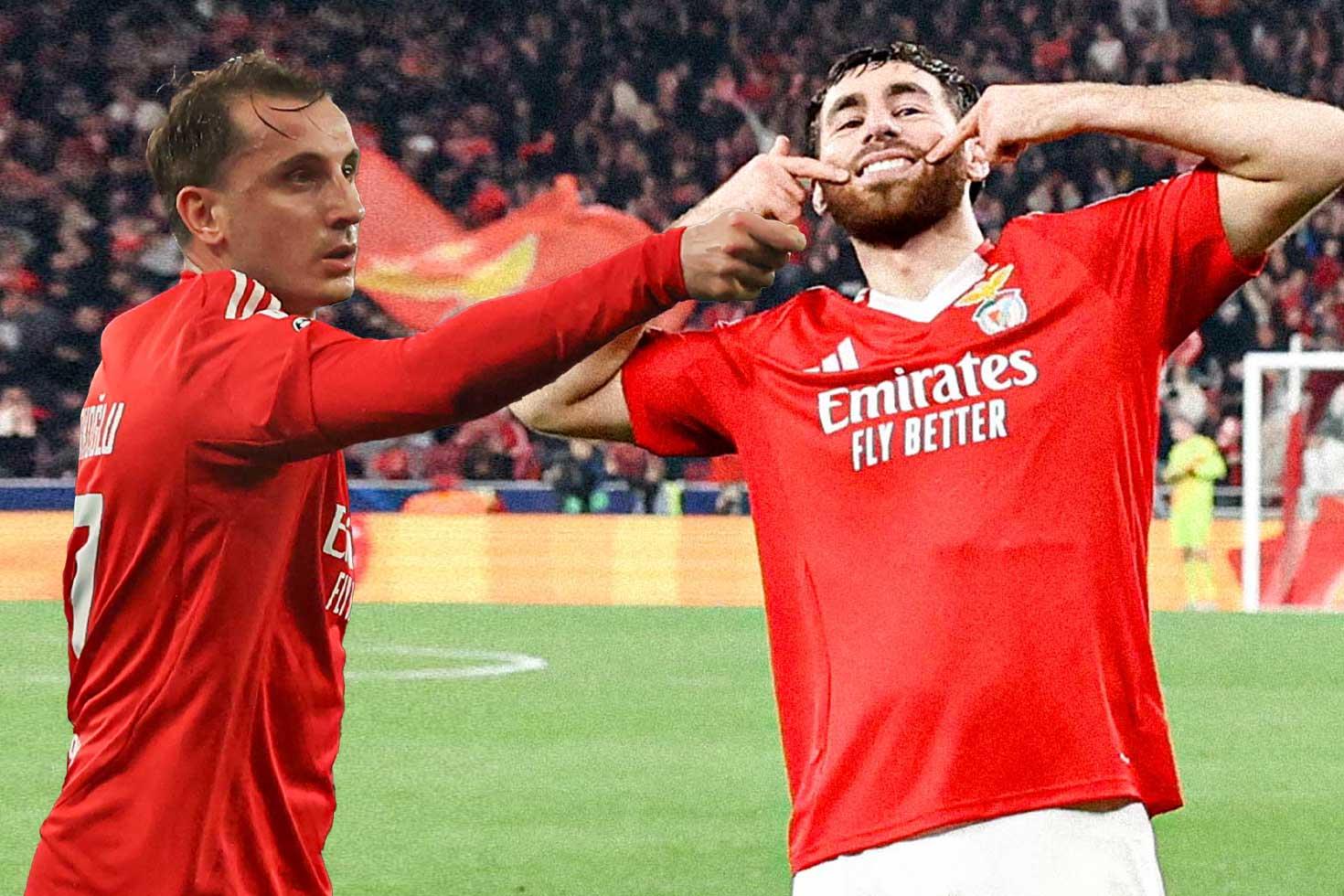 Kerem ve Orkun, Benfica'yı zirveye taşıdı