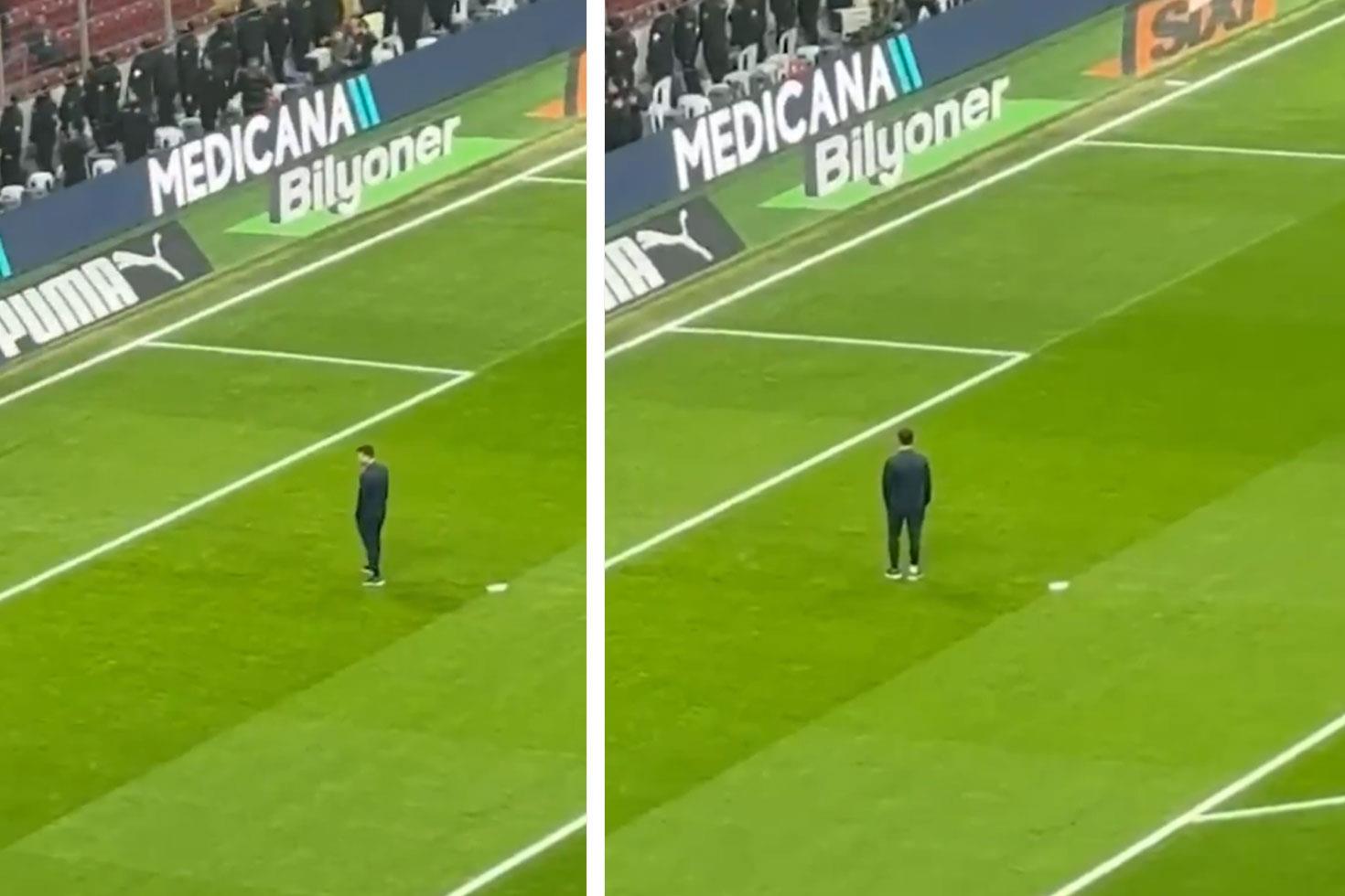 Mert Hakan Galatasaray tribünlerine gitti! Statta Onlar arkadan havlarlar şarkısı çaldı