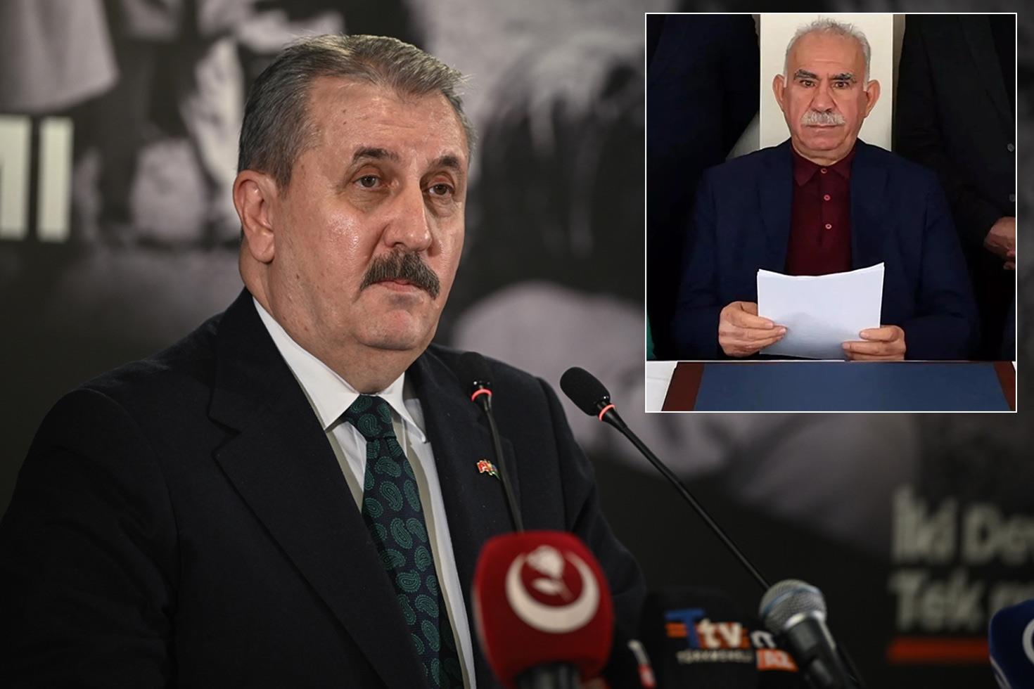 BBP lideri Destici, Öcalan'ın çağrısı sonrası bayrak açtı: Kabul edilemez