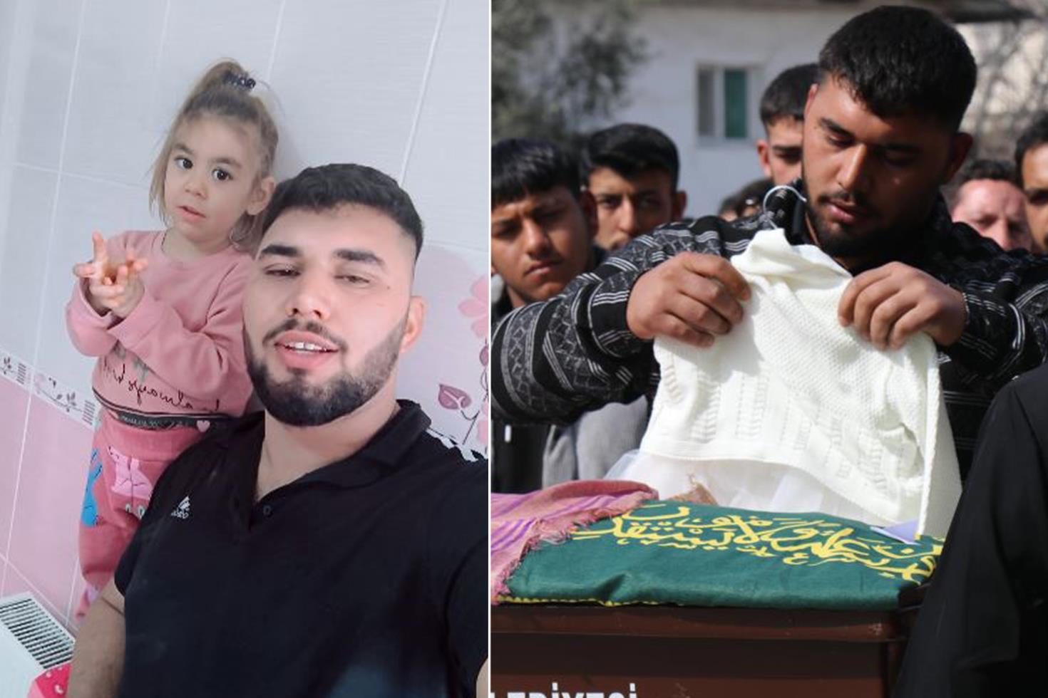 Minik Nazlı'nın babasıyla olan son görüntüleri ortaya çıktı