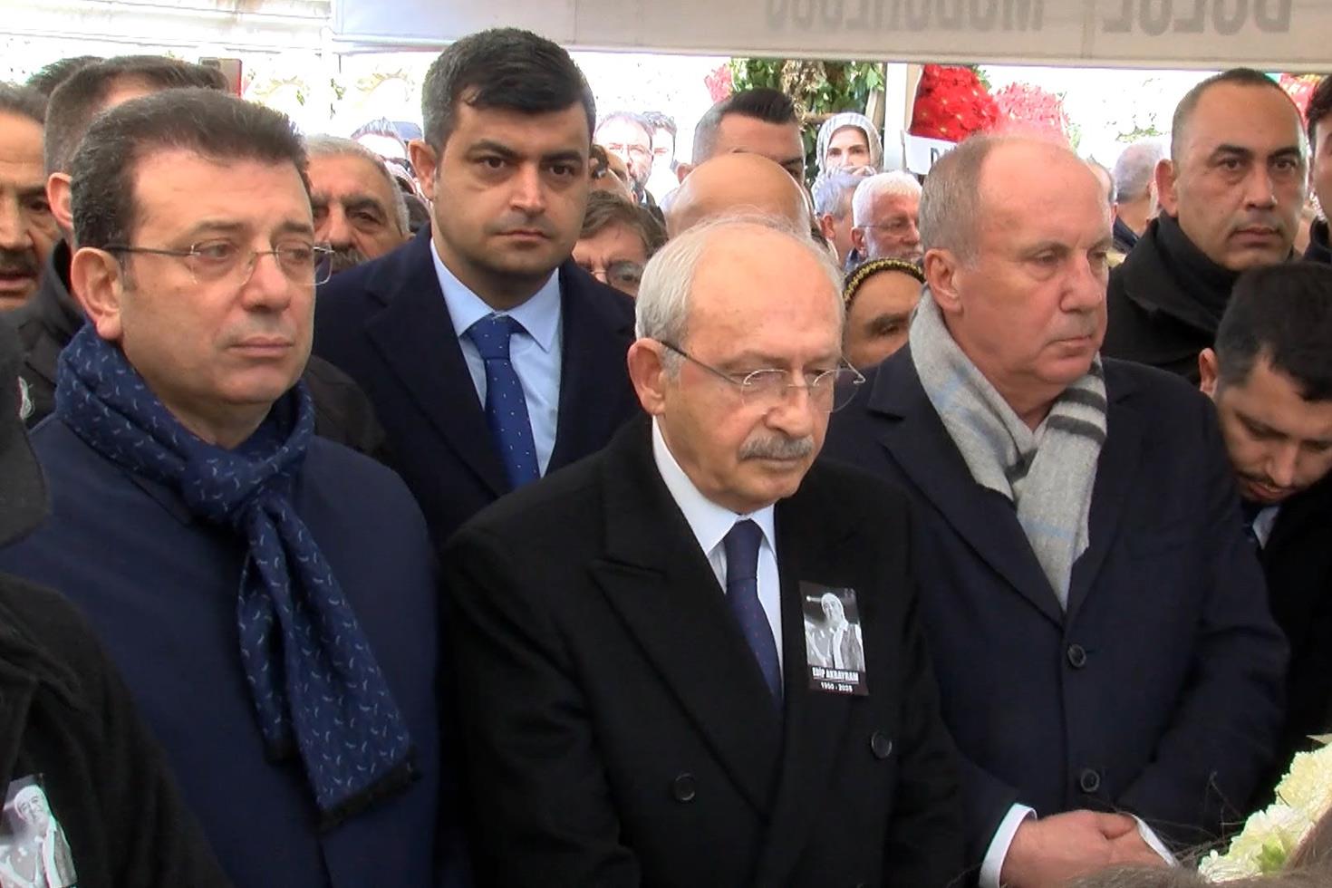 Cenazeye damga vuran kare! Kılıçdaroğlu, İmamoğlu ve İnce yan yana saf tuttu