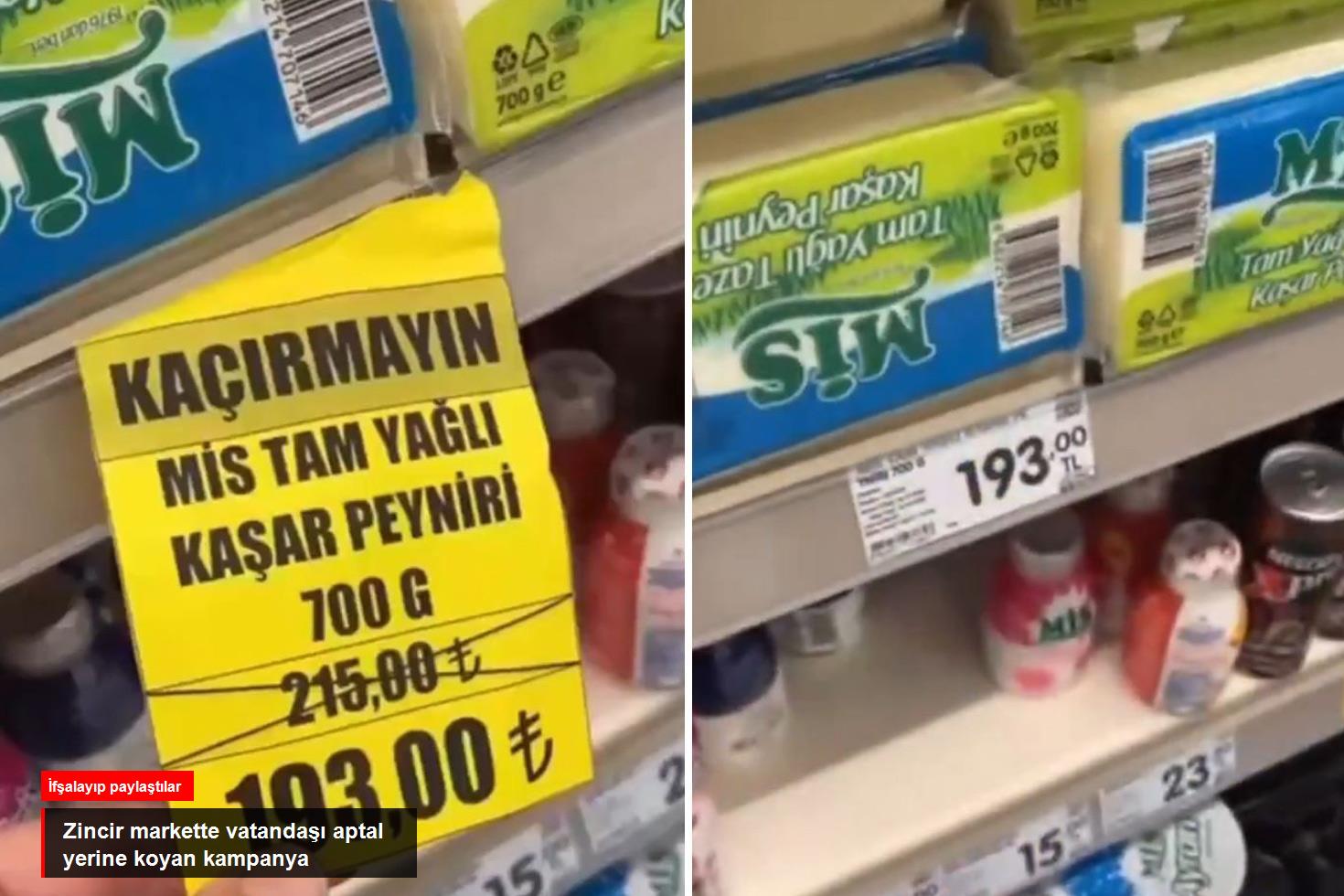 Zincir markette pes dedirten kampanya! Vatandaşı böyle kandırıyorlar