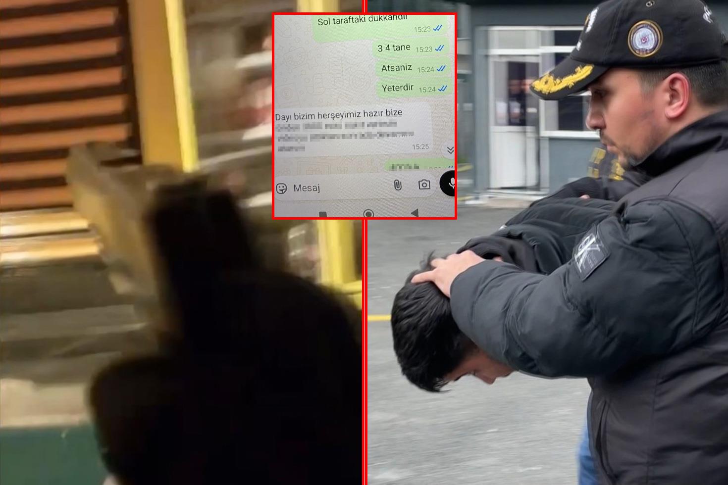Haraç çetesinin WhatsApp yazışmaları deşifre oldu: Soldaki dükkana 3-4 tane atsanız yeter