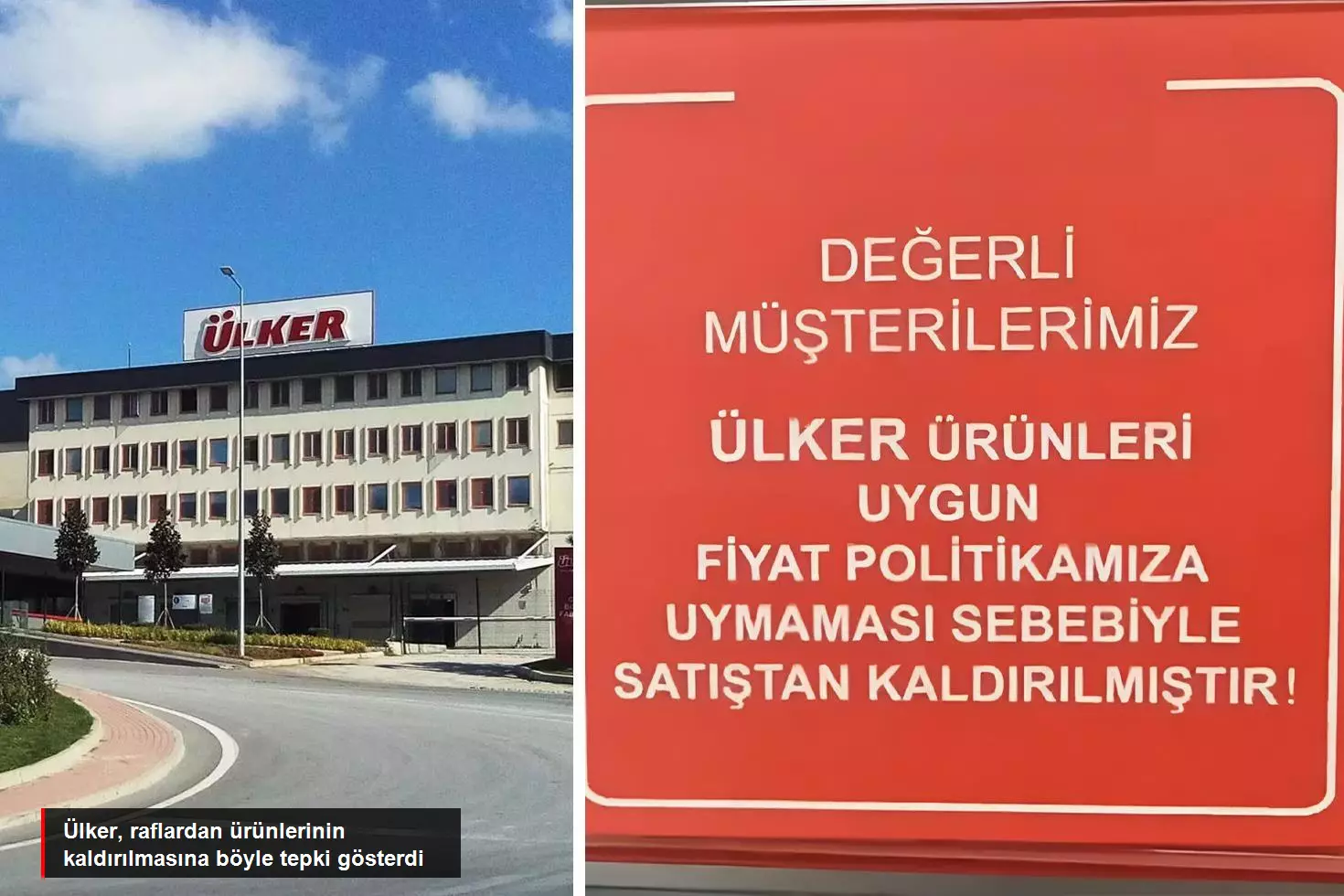 Ülker'den market raflarından ürünlerinin kaldırılmasına cevap geldi