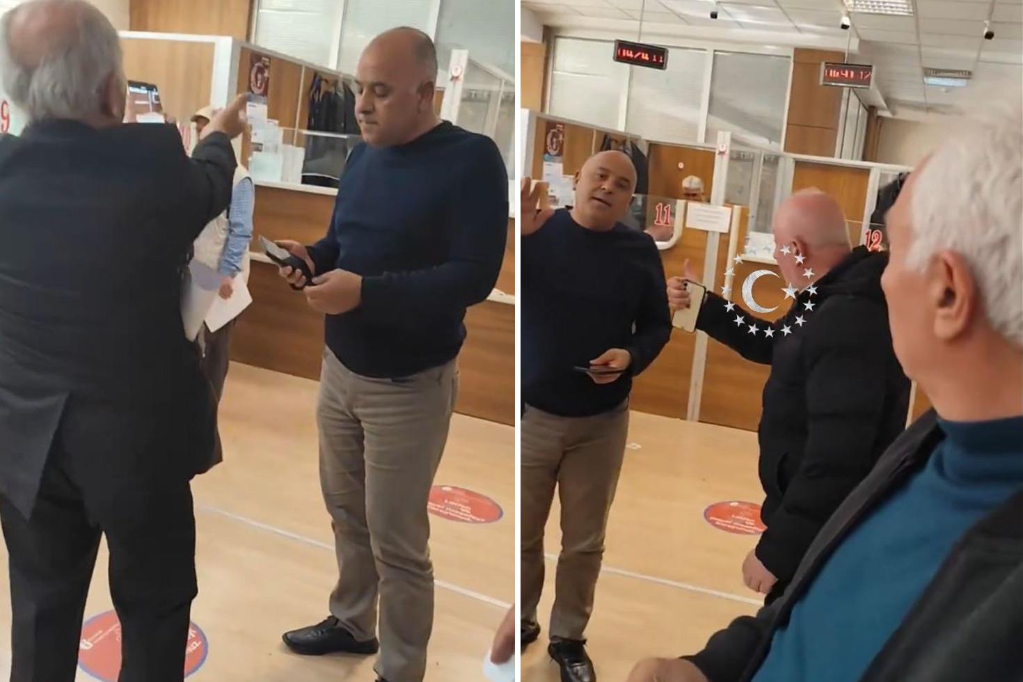 Vergi dairesinde vatandaşı isyan ettiren olay! O anları kayda alıp paylaştı