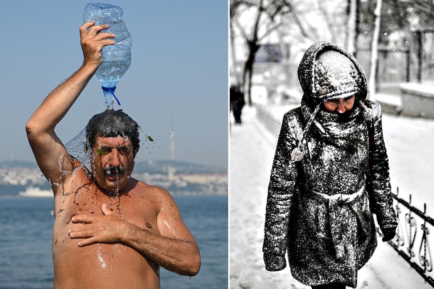 Bugün 110 yılın sıcaklık rekoru, 2 gün sonra ise kar bekleniyor