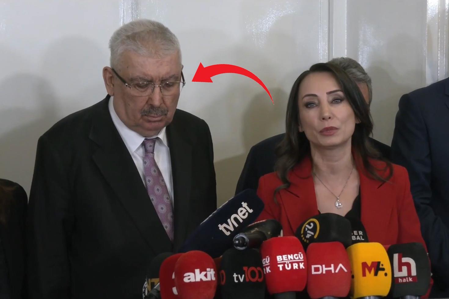 Tülay Hatimoğulları Sayın Öcalan dedi, MHP'li Semih Yalçın başını önüne eğdi