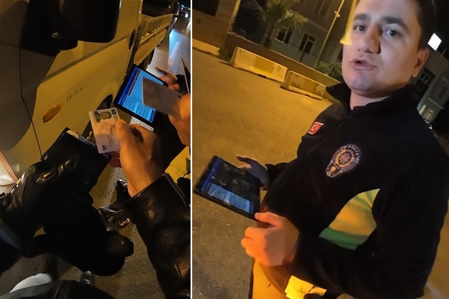 Trafik polisinden öğretmene içleri yakan nasihat