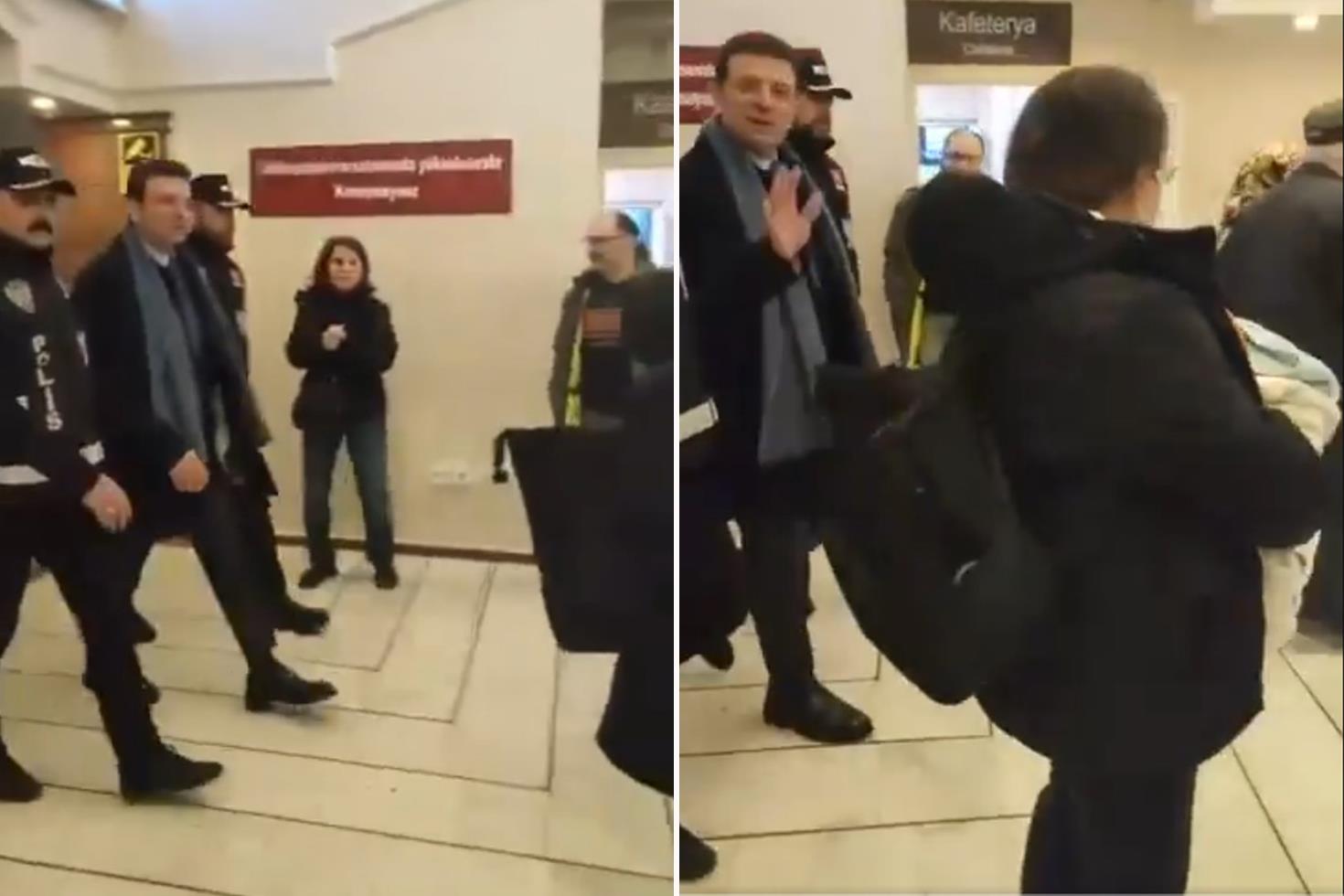 Gözaltındaki Ekrem İmamoğlu'nun ilk görüntüsü