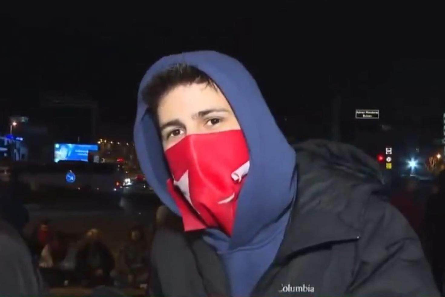 Saraçhane'deki İmamoğlu protestosuna katılan gencin sitemi viral oldu