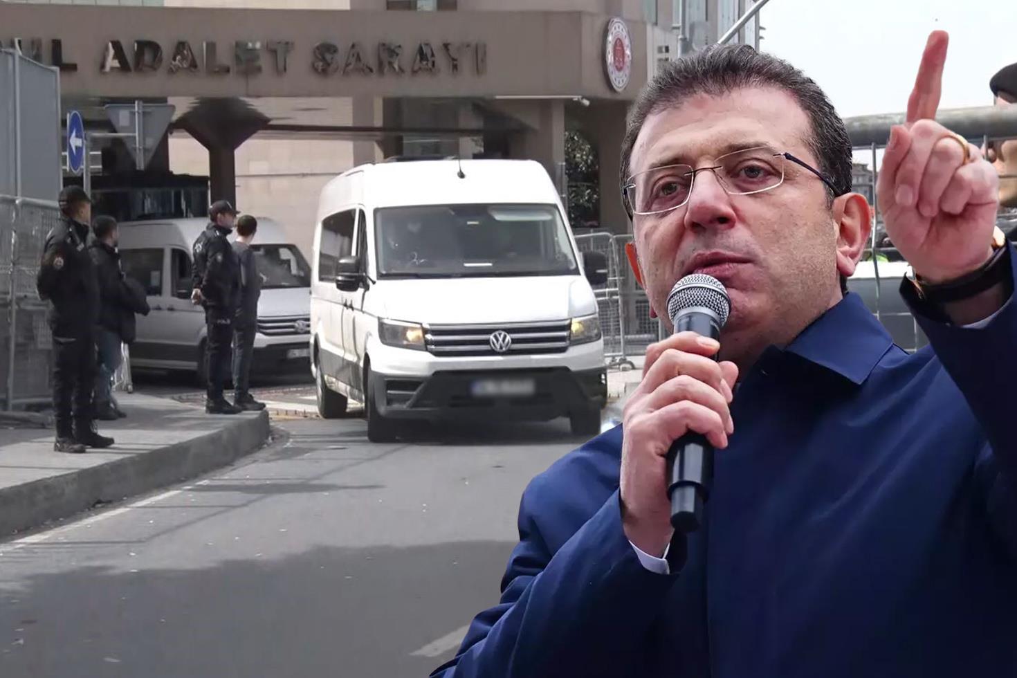 Ekrem İmamoğlu, Silivri Cezaevi'ne götürüldü