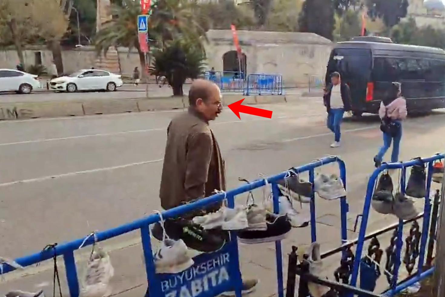 Saraçhane'de ilginç görüntü! Manzarayı görenler şaşkınlığını gizleyemedi