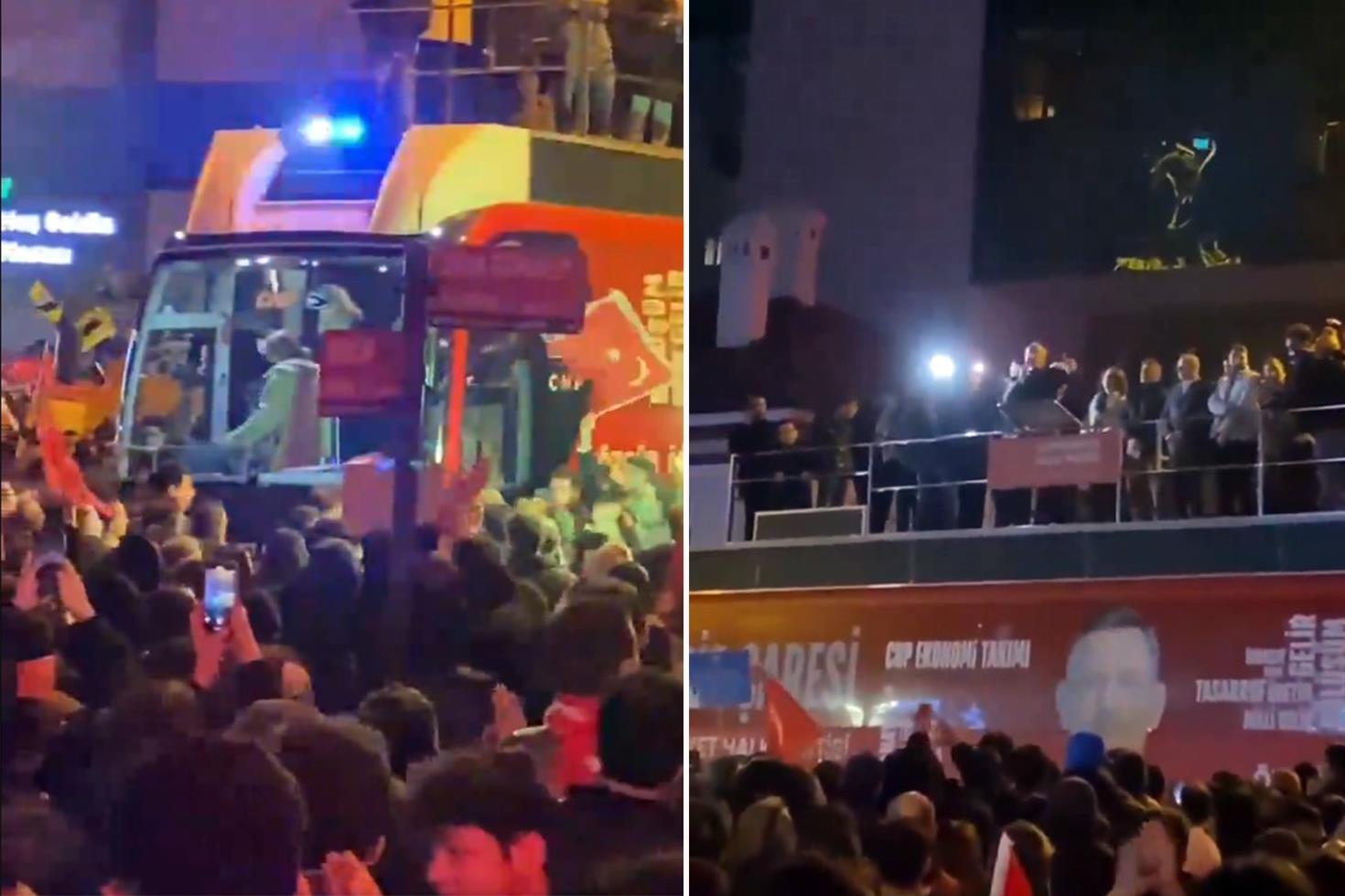 Memleket Partisi lideri Muharem İnce, CHP otobüsünde