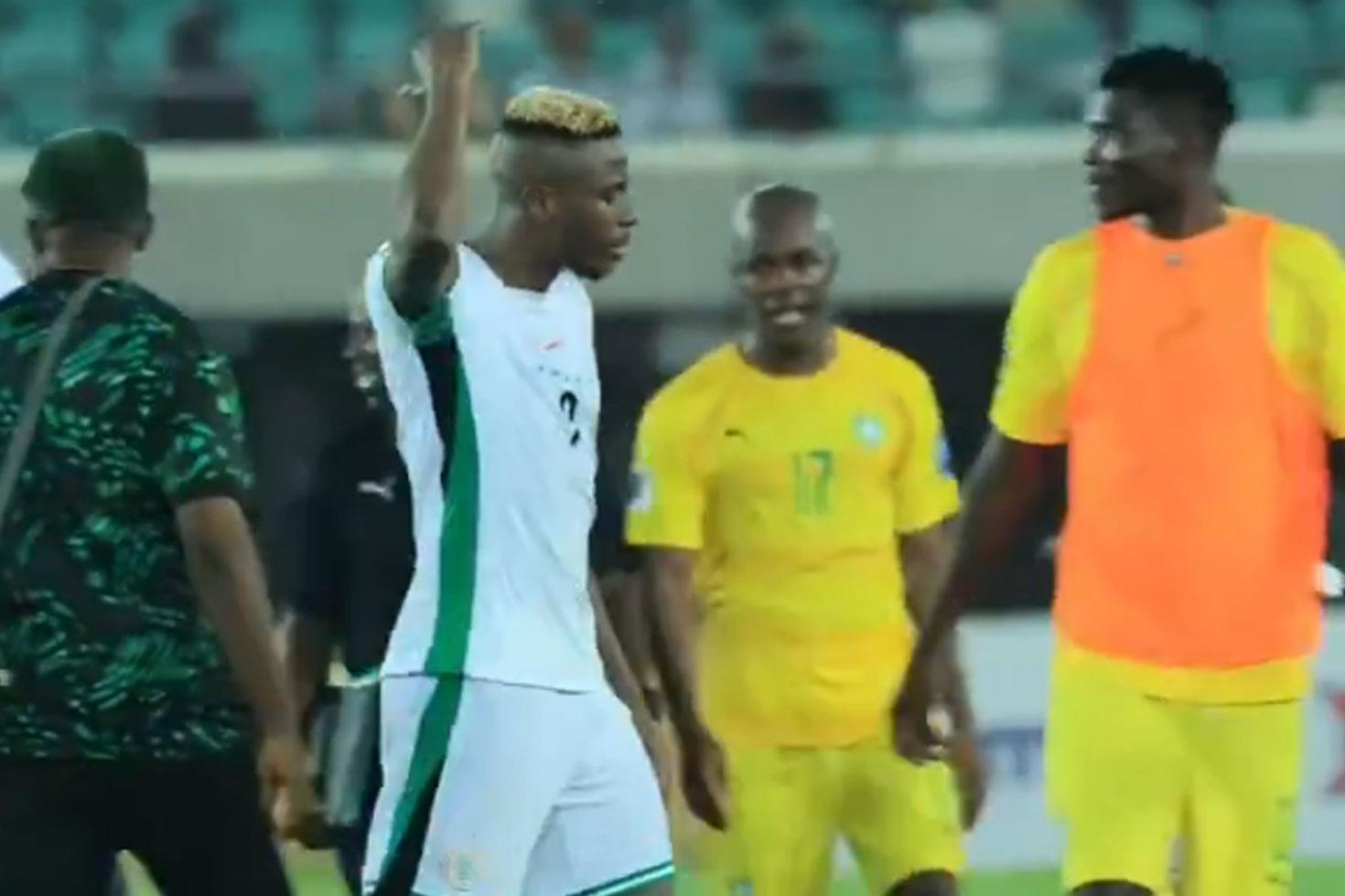 Victor Osimhen 90'da gelen gol sonrası çıldırdı