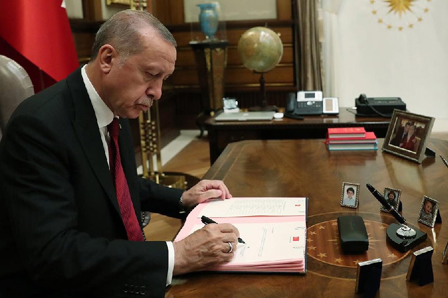 Erdoğan'ın imzasıyla 4 yeni daire başkanlığı kuruldu