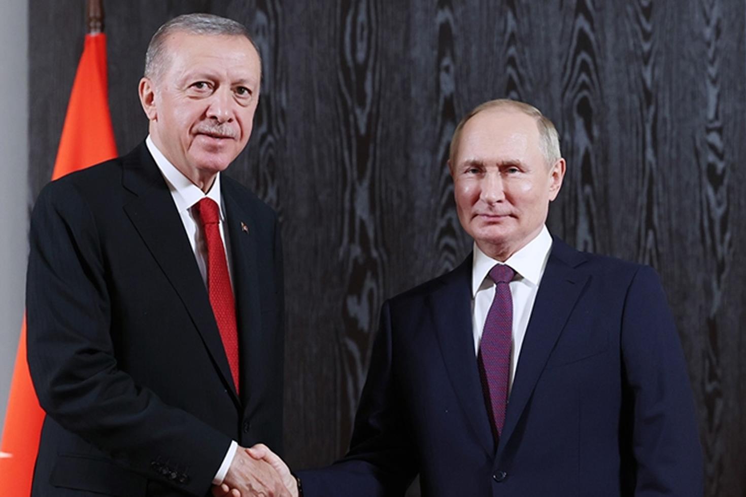 Cumhurbaşkanı Erdoğan, Putin ile görüştü