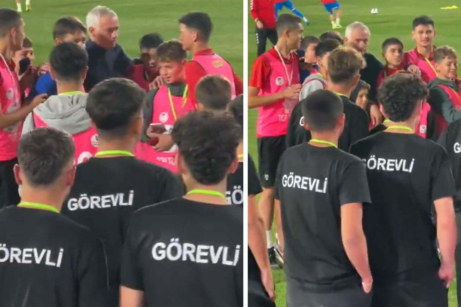 Jose Mourinho'dan Bodrum FK maçı öncesi anlamlı hareket