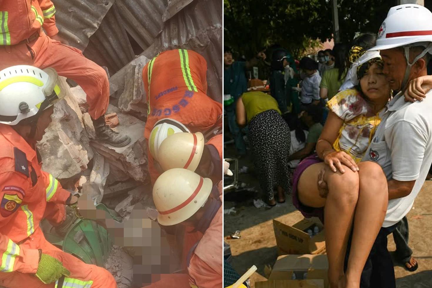 Myanmar'daki depremlerde can kaybı artıyor! Ölü sayısı bini aştı