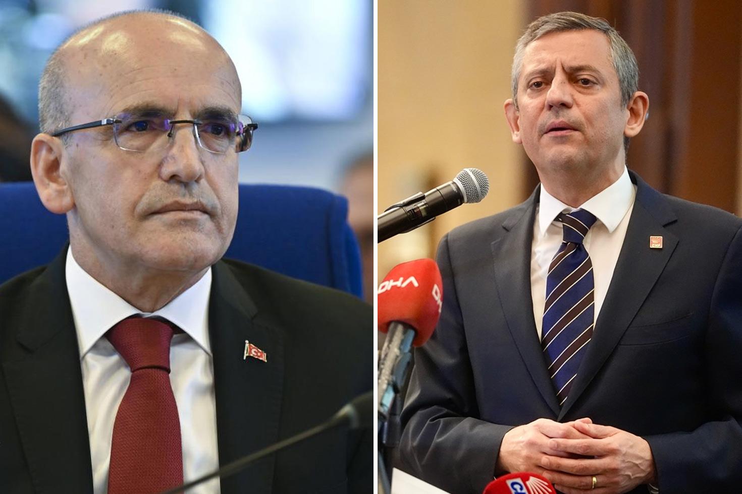 Bakan Şimşek'ten CHP lideri Özel'in iddiasına jet yalanlama