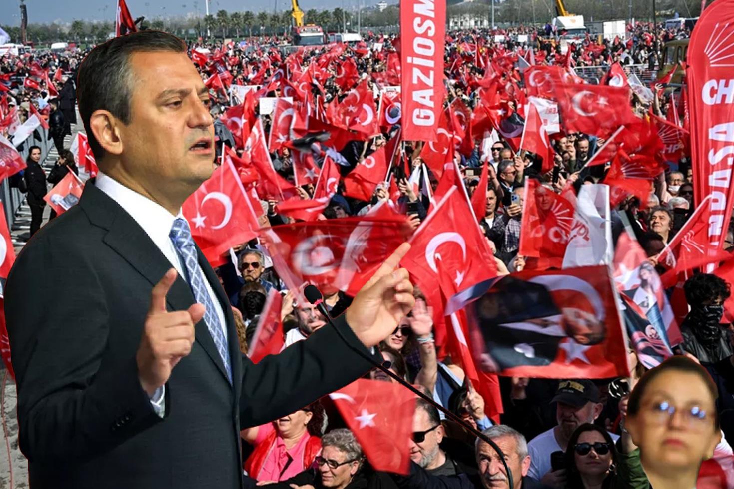 CHP lideri Özgür Özel Maltepe mitinginde kalabalığa sesleniyor