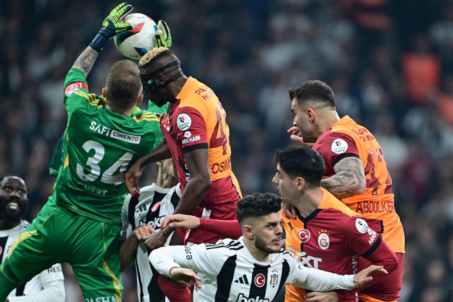 Dev derbinin galibi Kara Kartal! Beşiktaş, Galatasaray'ı 2-1 yendi