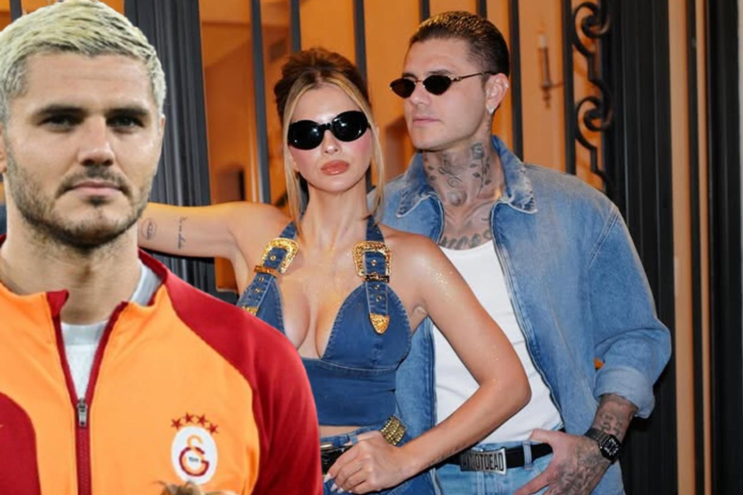 Icardi ve sevgilisinden havuz paylaşımı! Öpmeye doyamadı