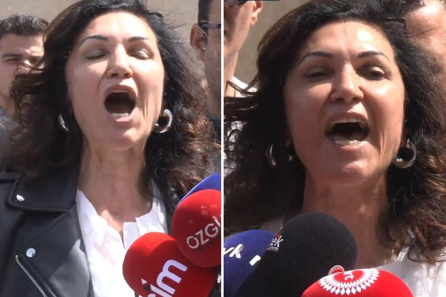 Başörtüsü düşmanı sendika başkanı, Türk büyükelçiliği önünde tehditler savurdu