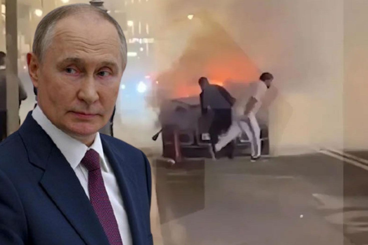 Zelenskiy'nin Yakında ölecek dediği Putin'in limuzininde patlama