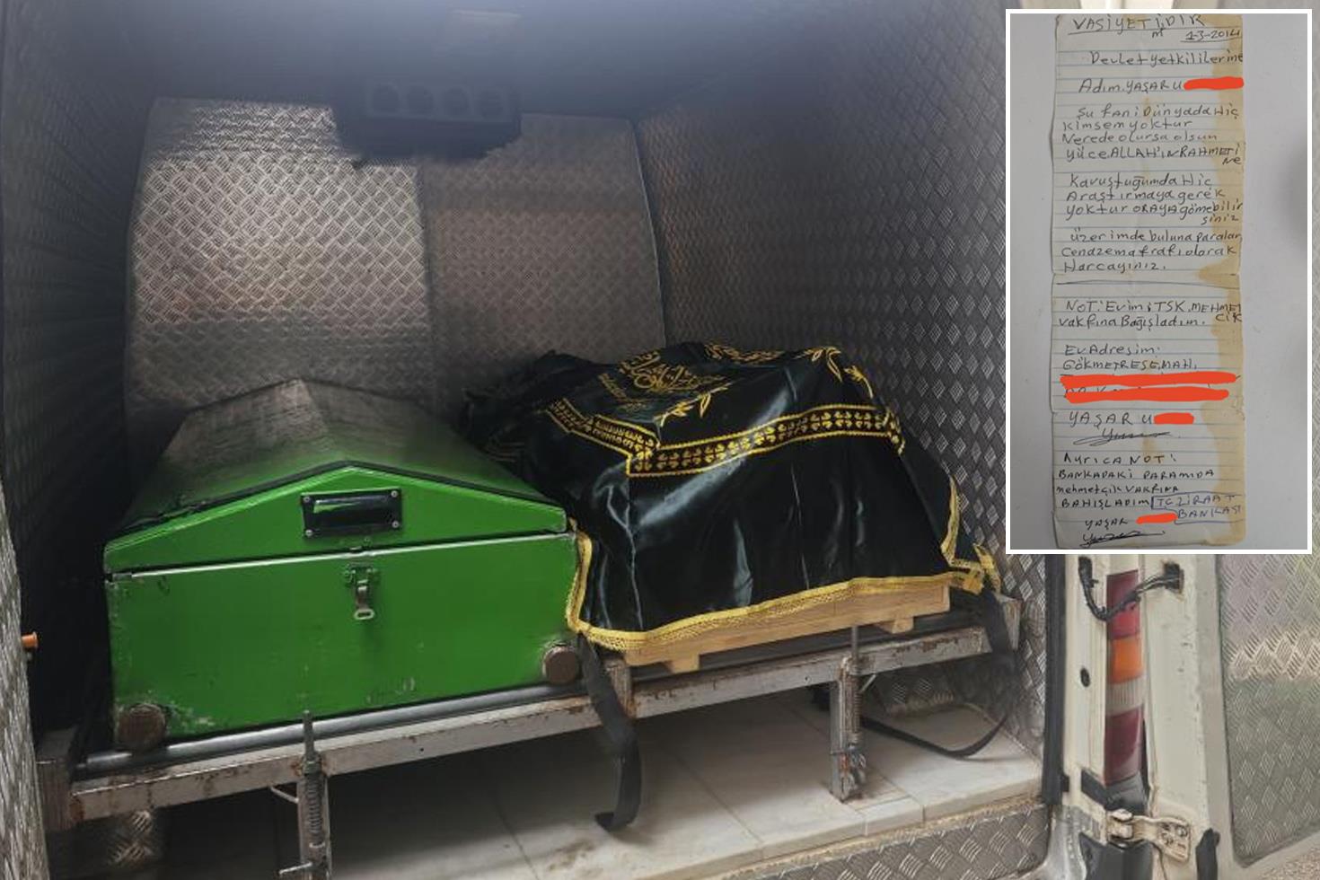 Kimsesiz adamın vasiyeti: Evi ve parası Mehmetçik Vakfı'na bağışlandı