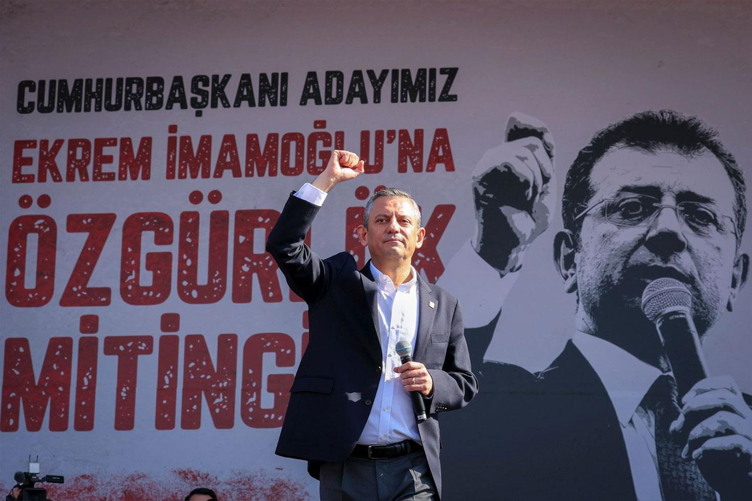 CHP lideri Özel: Her hafta sonu İmamoğlu'na özgürlük mitingi yapacağız