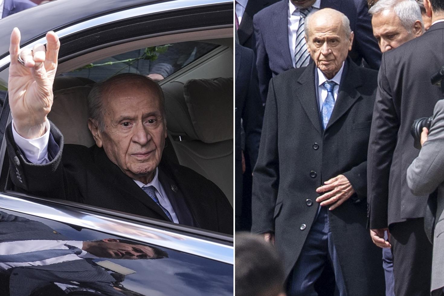 MHP lideri Bahçeli, 66 gün sonra ilk kez görüntülendi