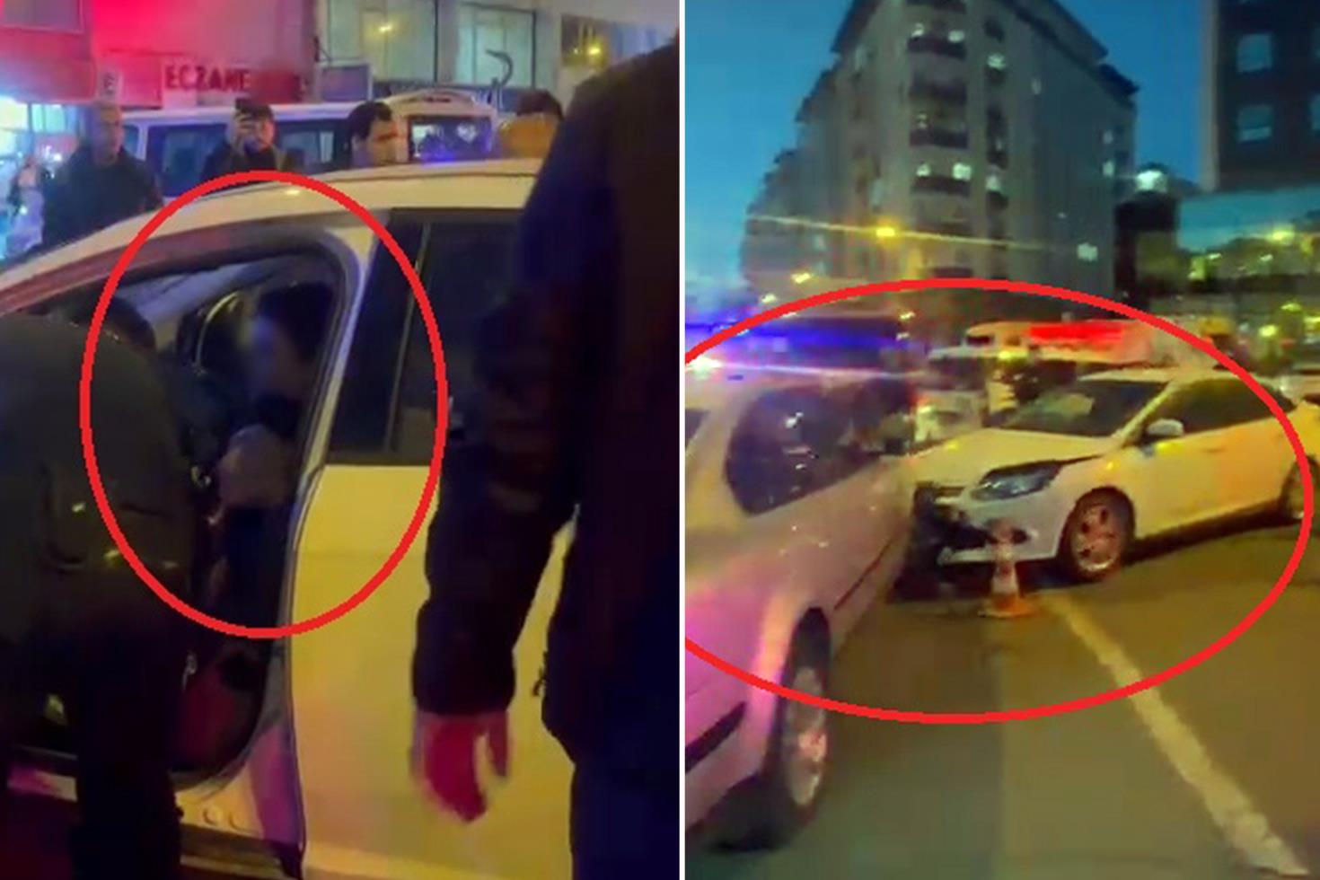 Diyarbakır'da bir kadın otomobiliyle, evli sevgilisinin aracına çarptı