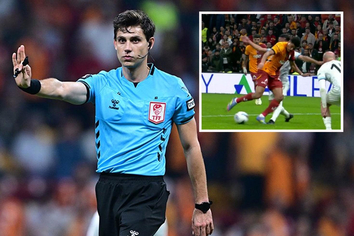 Galatasaray'ın iptal edilen penaltısında karar doğru mu? Ünlü yorumcular tereddütsüz görüş belirtti