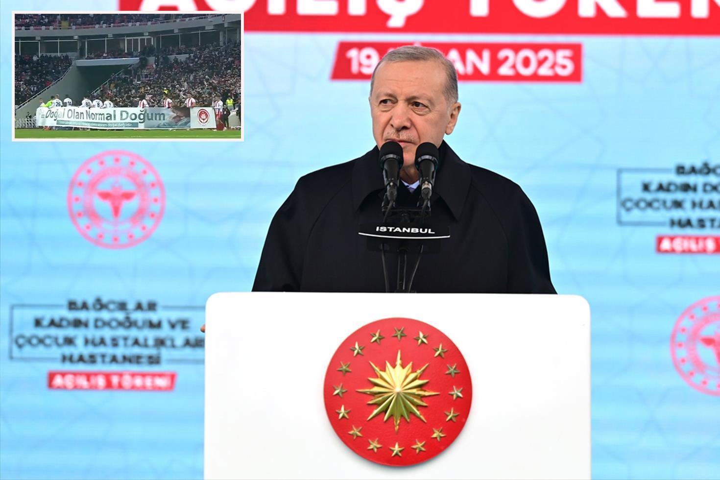 Cumhurbaşkanı Erdoğan: Normal doğumun teşvik edilmesi sizi niçin rahatsız ediyor?