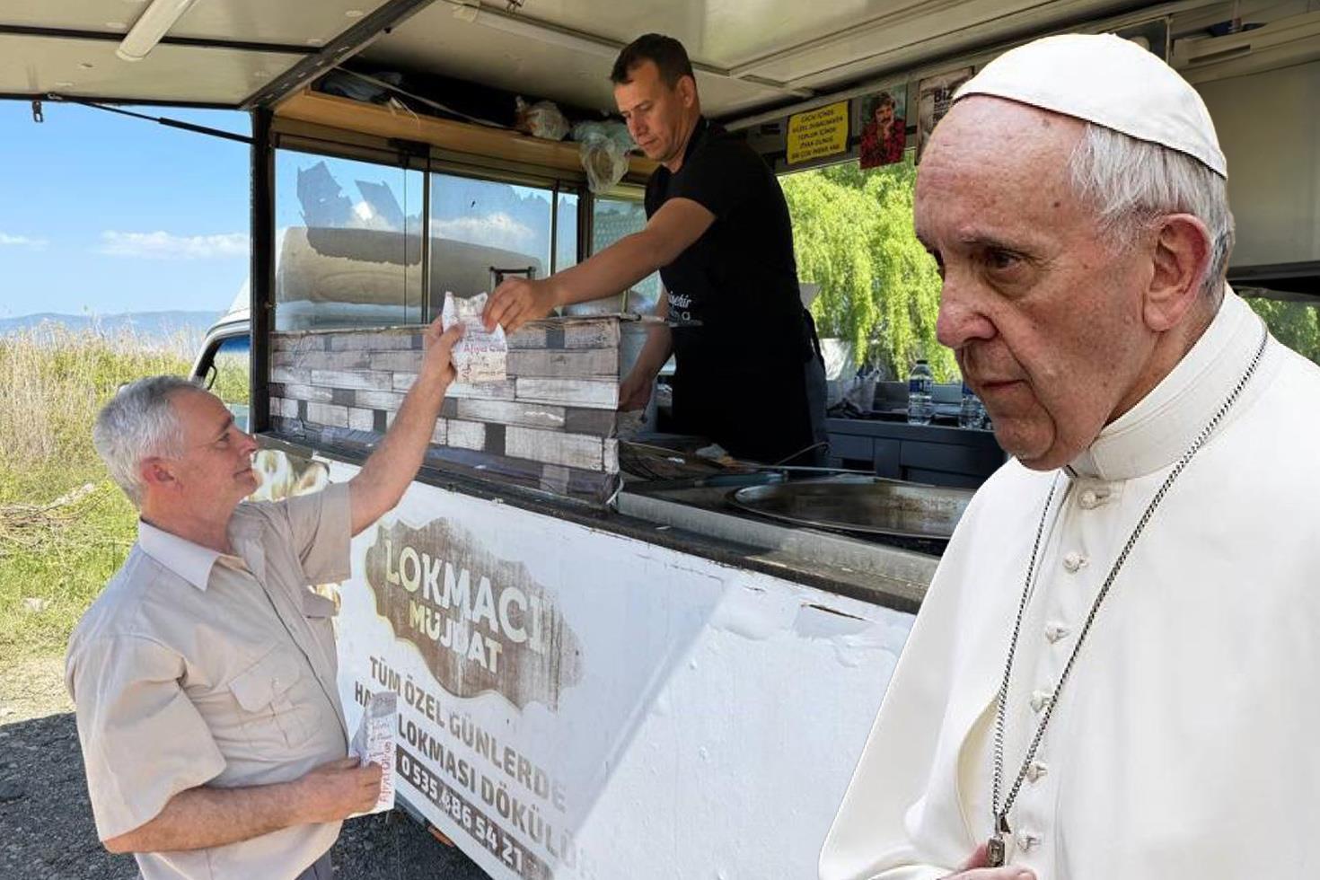 İznik'te Papa Francis için lokma döktürdüler