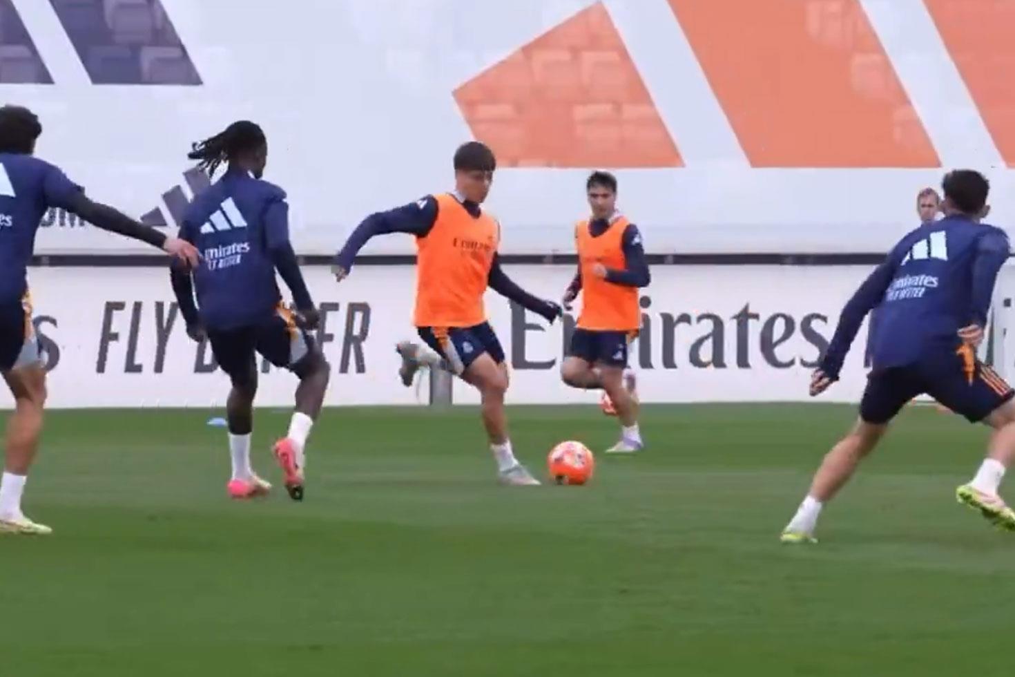 Arda Güler'in antrenmanda attığı golü gören Ancelotti sadece iki kelime edebildi
