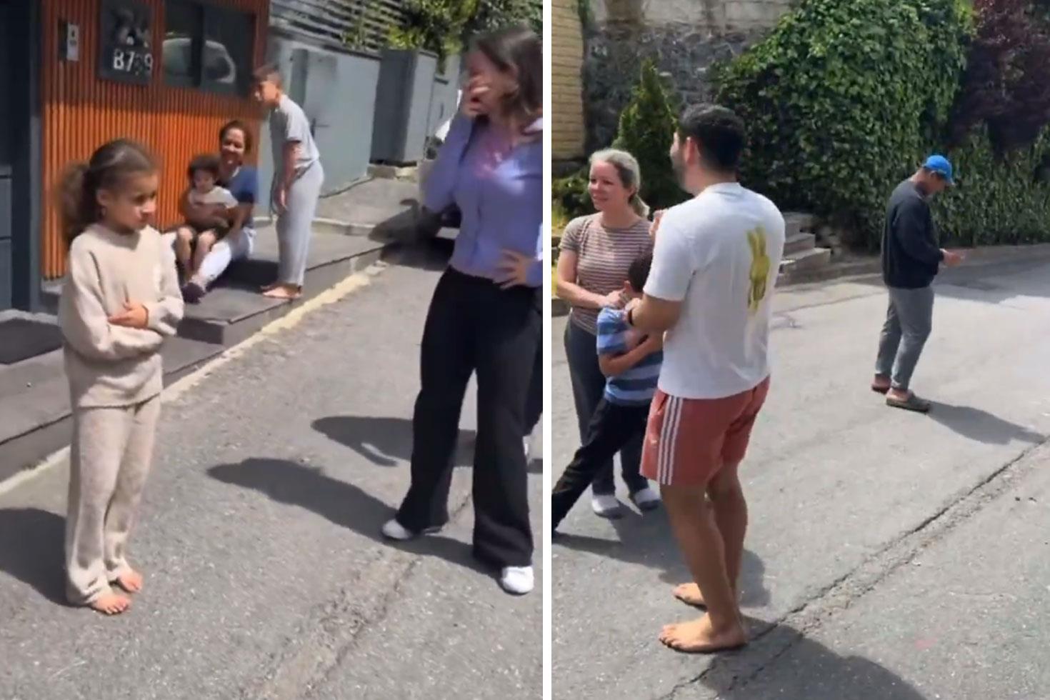 Fenerbahçeli yıldızın eşi ve çocukları yalın ayak sokağa fırladı