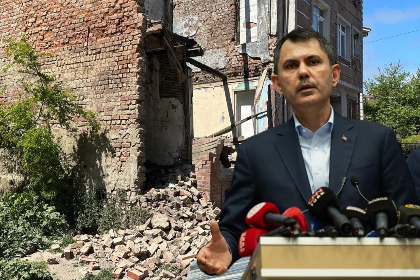 Bakan Kurum: İstanbul'da depremden dolayı 7 bina az hasar aldı, orta ve ağır hasarlı bina yok